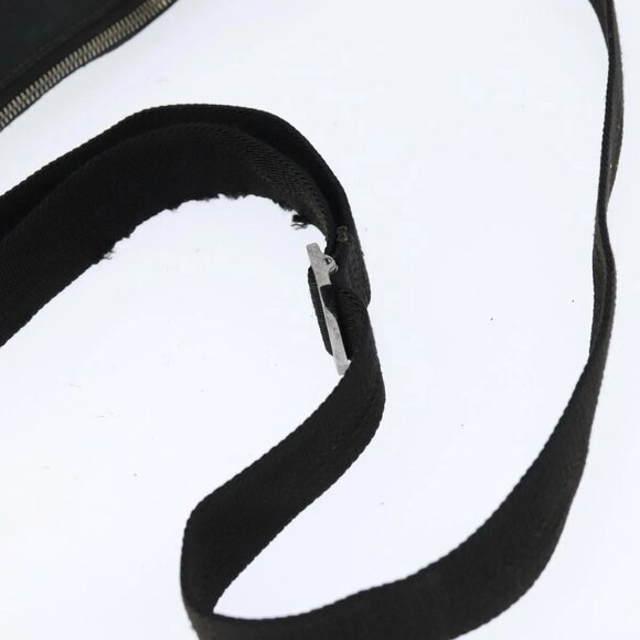 GUCCI GG Canvas Shoulder Bag Black Silver 114273 Auth 147943 - Picture 7 of 15